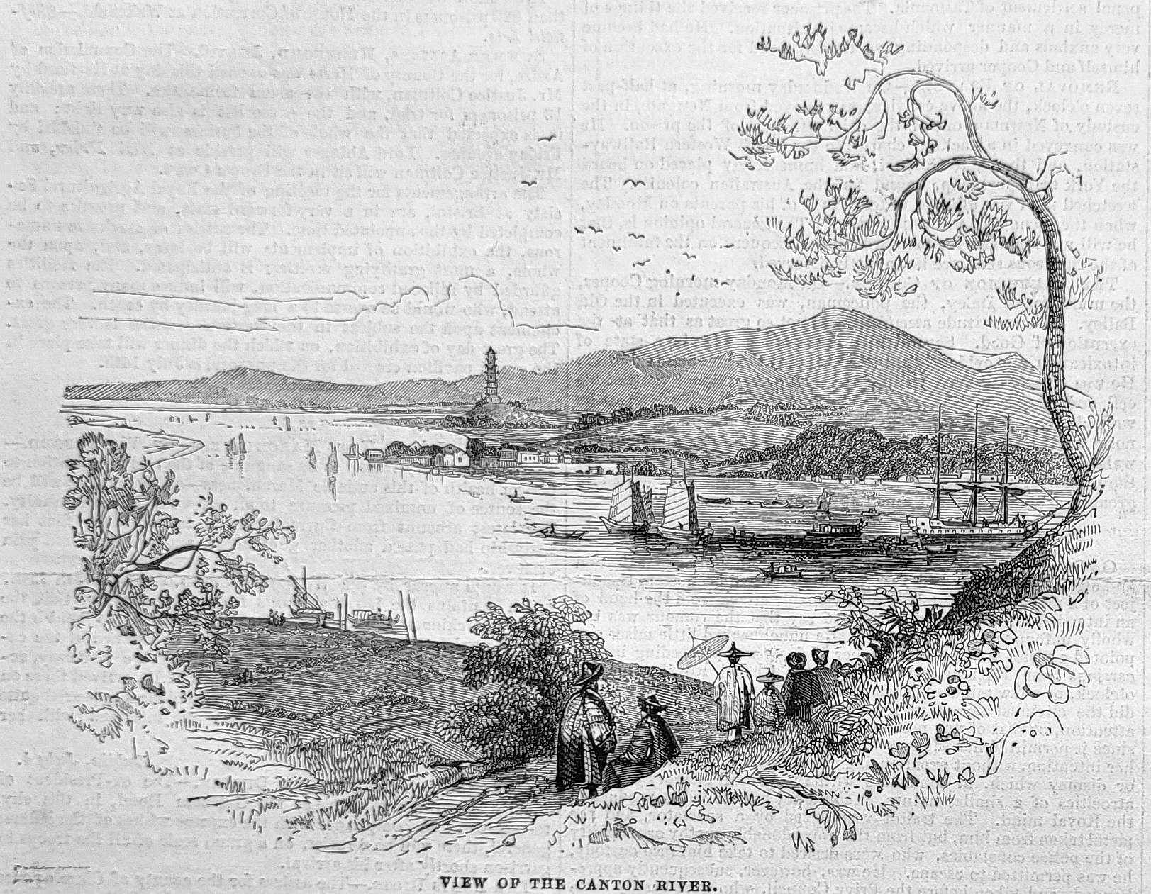 View of the Canton river